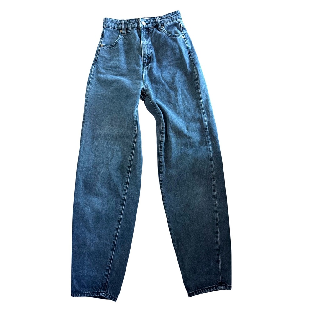 Rolla's Genie Jeans Super High Rise 80s Balloon Leg Pants Faded Black Size 24